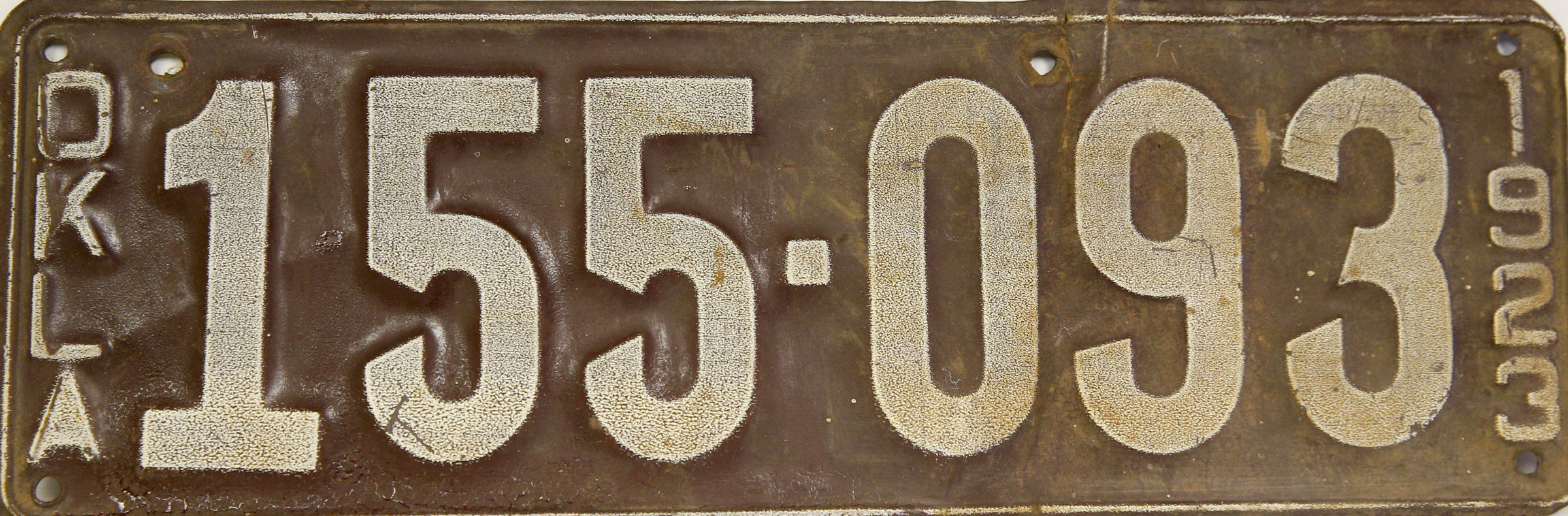 Oklahoma license plates
